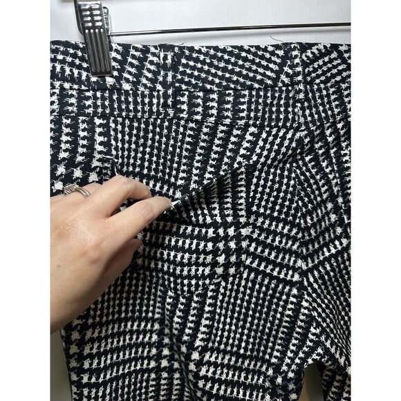 J. McLaughlin Becca Houndstooth Stretch Straight‎ Ankle Pants Women's 6 - Picture 4 of 10